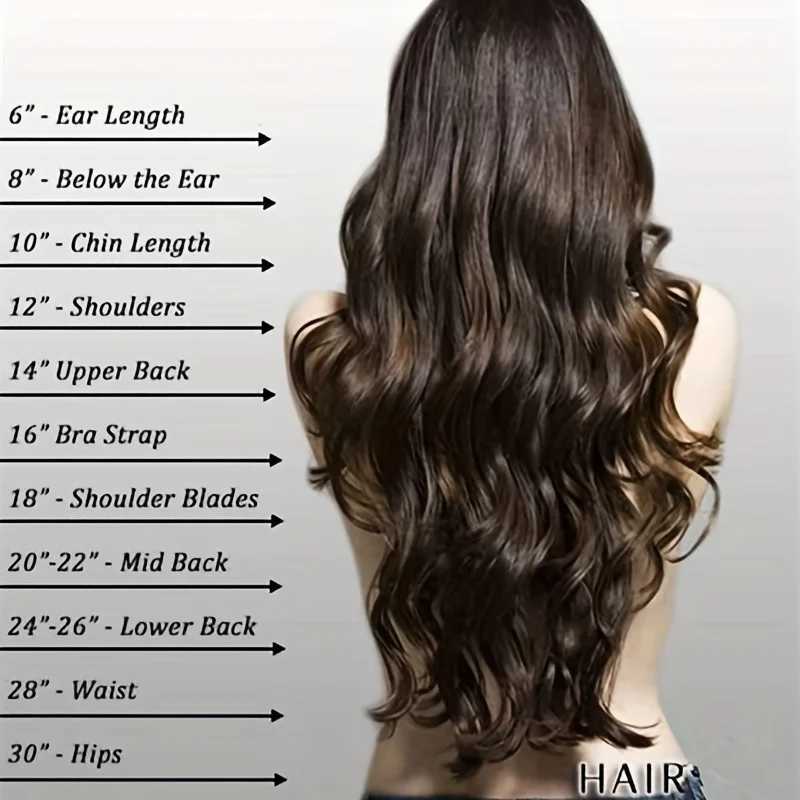 Synthetic Long Wavy U-shaped Clip In Hair Extensions 16Inch/20Inch/24inch Clip On Hair Extensions For Women Hair AccessoriesXJ241216