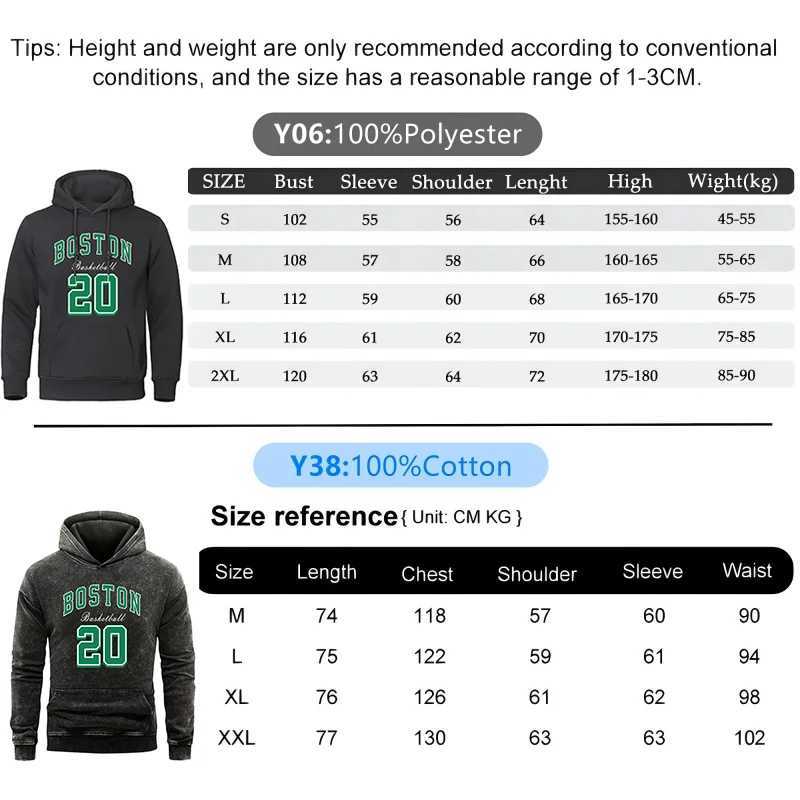 Boston City Letter Mens Basketball Hoodie 20 Names Mens Basketball Hoodie Warm Flce Fur Lined Hoodie Casual Clothing X241216
