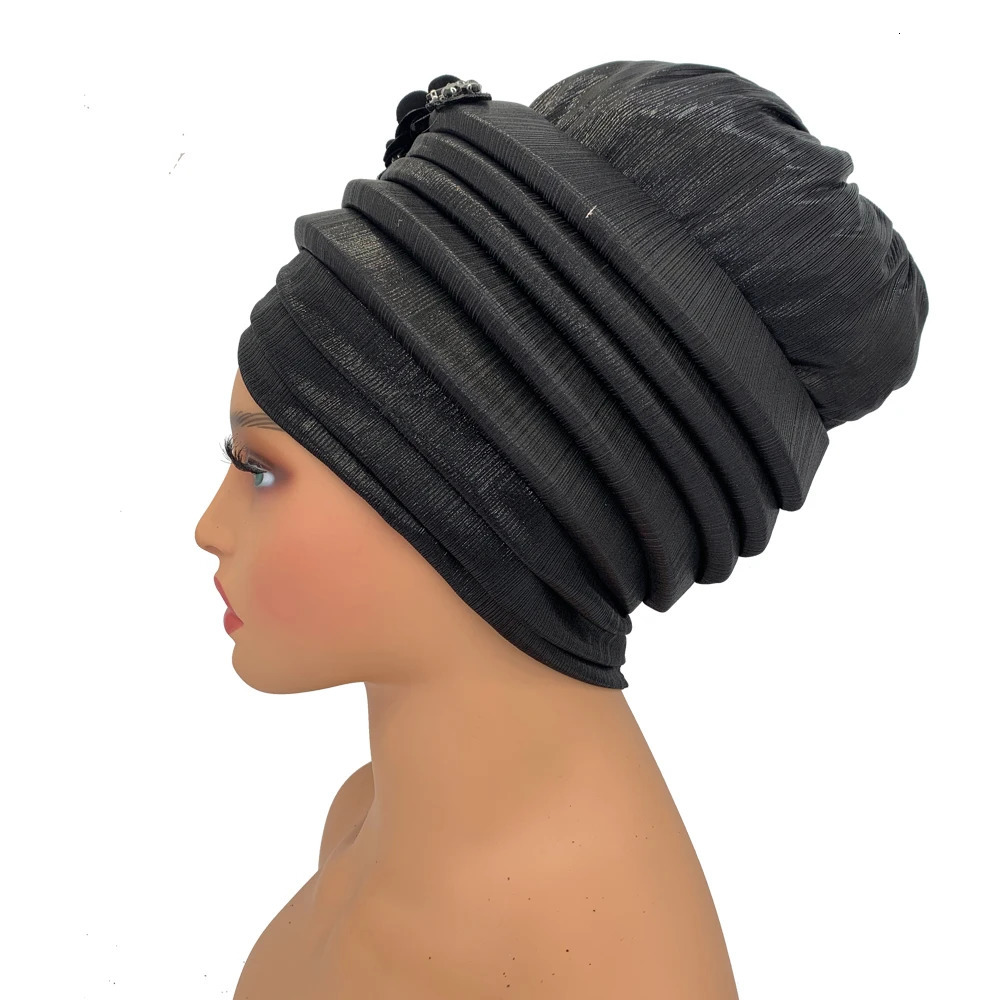 2024 African Womens Hat Nigerian car gel headband has been made wedding gel womens headband inlaid with diamond flowers 241216