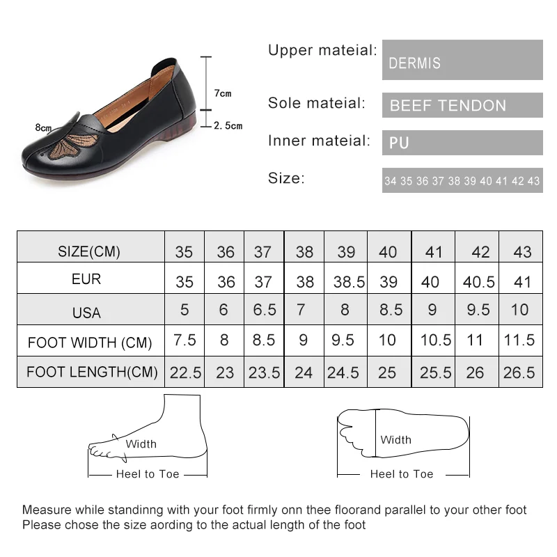 AIYUQI Women Flat Shoes Genuine Leather Spring Casual Shoes Women Slip-on Middle-aged Non-slip Mom Shoes Female