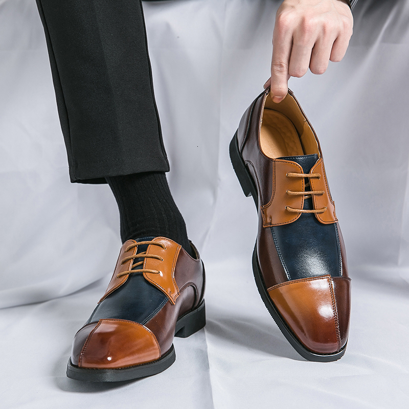 Classic Business Casual Driving Evening Mens Dress Office Flats Men Fashion Wedding Party Oxfords Formal Men's Shoes