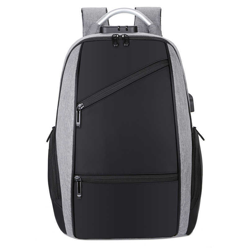 Backpack Mens Backpack Security WoMens Business Travel Multi-function Password Lock Bag Large Capacity Travel Bag Laptop Bag 240920