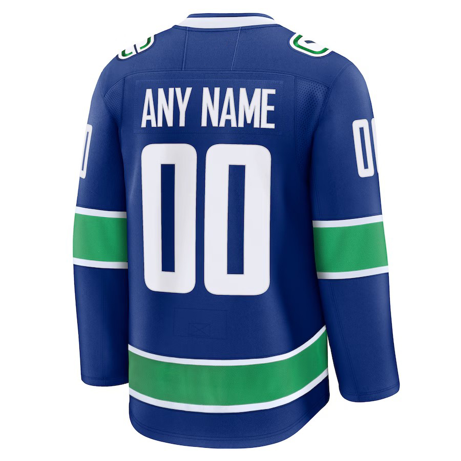 Pettersson Hockey Jersey DeBrusk Boeser Garland Hughes Demko Custom Hockey Jerseys Mens Womens Youth 888