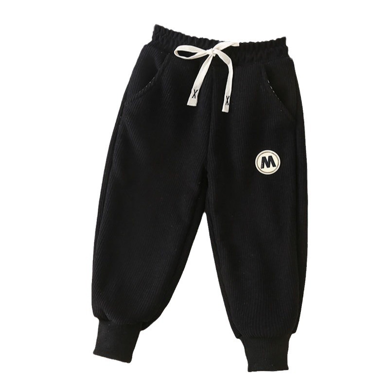 Trousers Winter Childrens Fashionable And Thickened Warm Casual Pants With Wool For Boys Girls Lamb Sports Drop Delivery Baby, Kids M Otefp