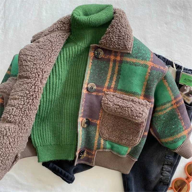Boys Coat Overcoat Jacket Windbreak Outerwear 2024 Dazzling Winter Autumn Cotton Sport Teenagers Christmas Gift Childrens ClothXJ241214
