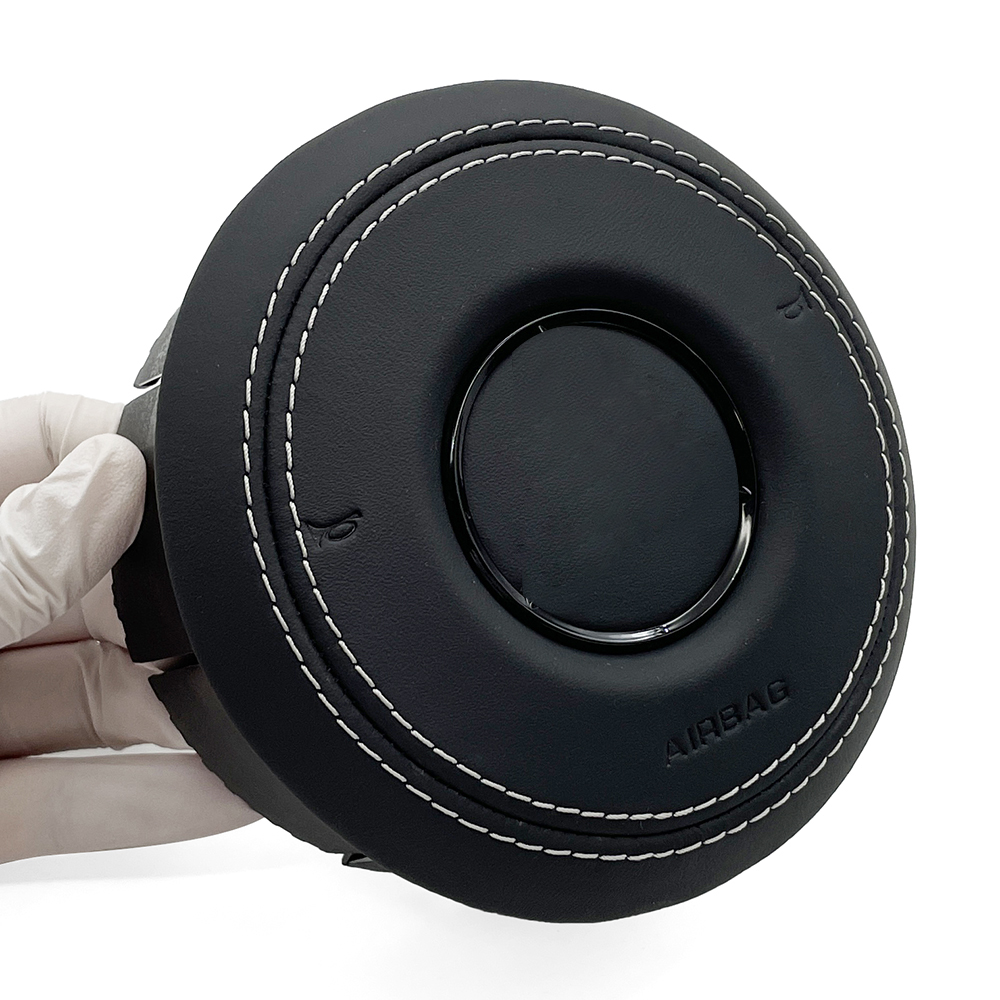 For Mercedes Benz AMG A35 C63 GT G63 G500 black blue Alcantara Steering wheel decorative cover painting black