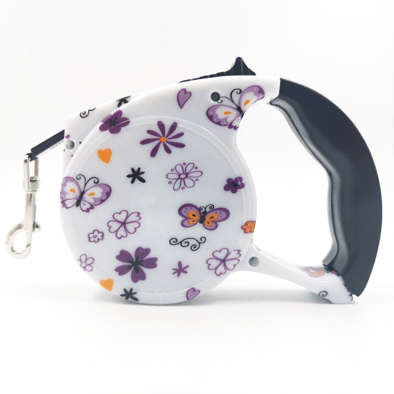 5M Retractable Dog Leash Automatic Pet Walking Lead with Anti Slip Handle for Small Medium Large Dogs