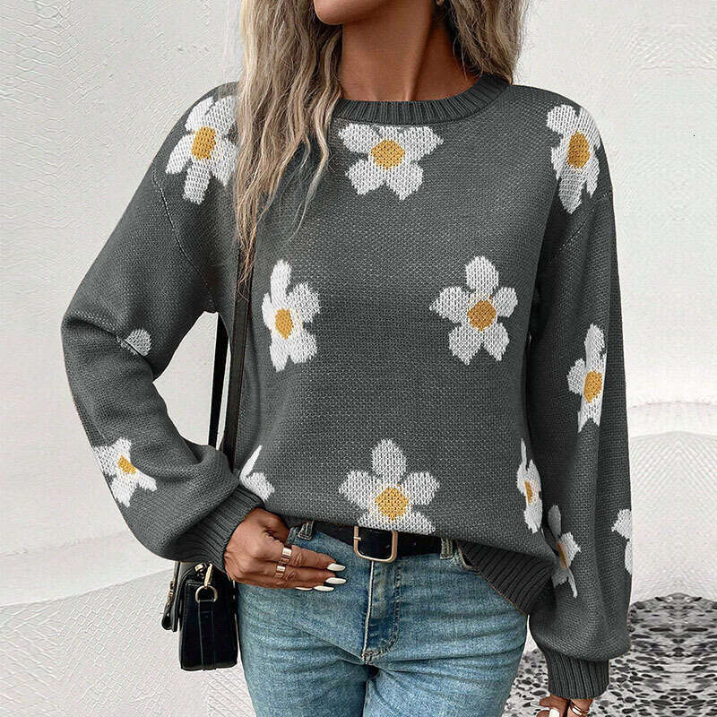 Foreign Trade Wer Knitted Sweater Winter New Style European And American Fashion Clothes Autumn Women's Pullover
