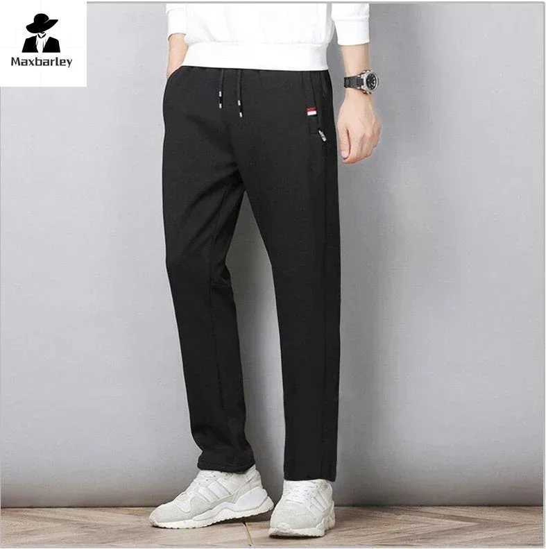 Autumn Pants Men Fitness Sportswear Tracksuit Elastic Waist Sweatpants Cotton Trousers Loose Gyms Jogger Track Pants Mens M- 8XL X2503191