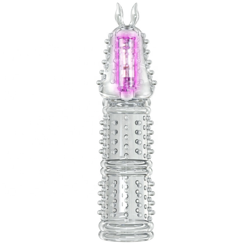 Low Price Male Sex toys Prelong Crystal Penis Condom For Men