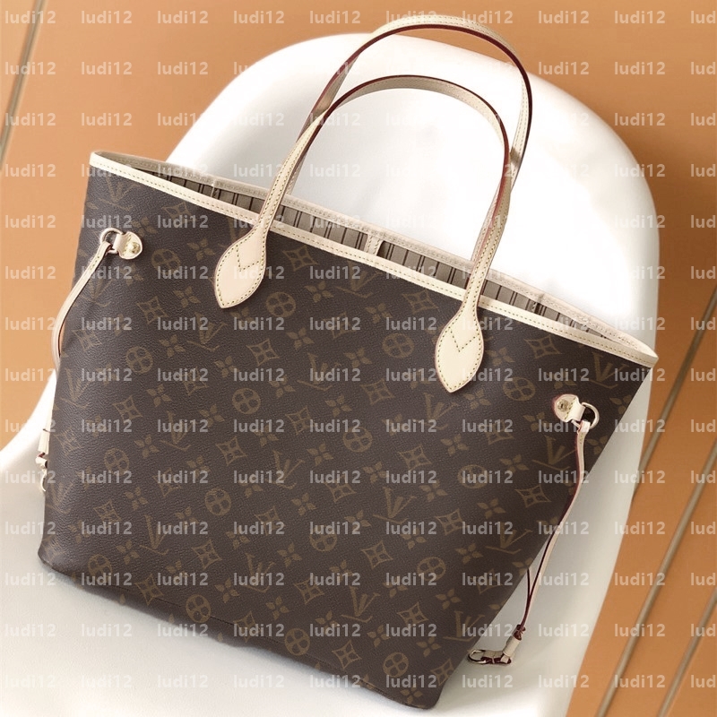 Designer bag neverfulls Womens crossbody shoulder bag Luxury handbag mirror quality hobo leather chain bag high capacity shopping bag Luxury Tote wallet purse 12a