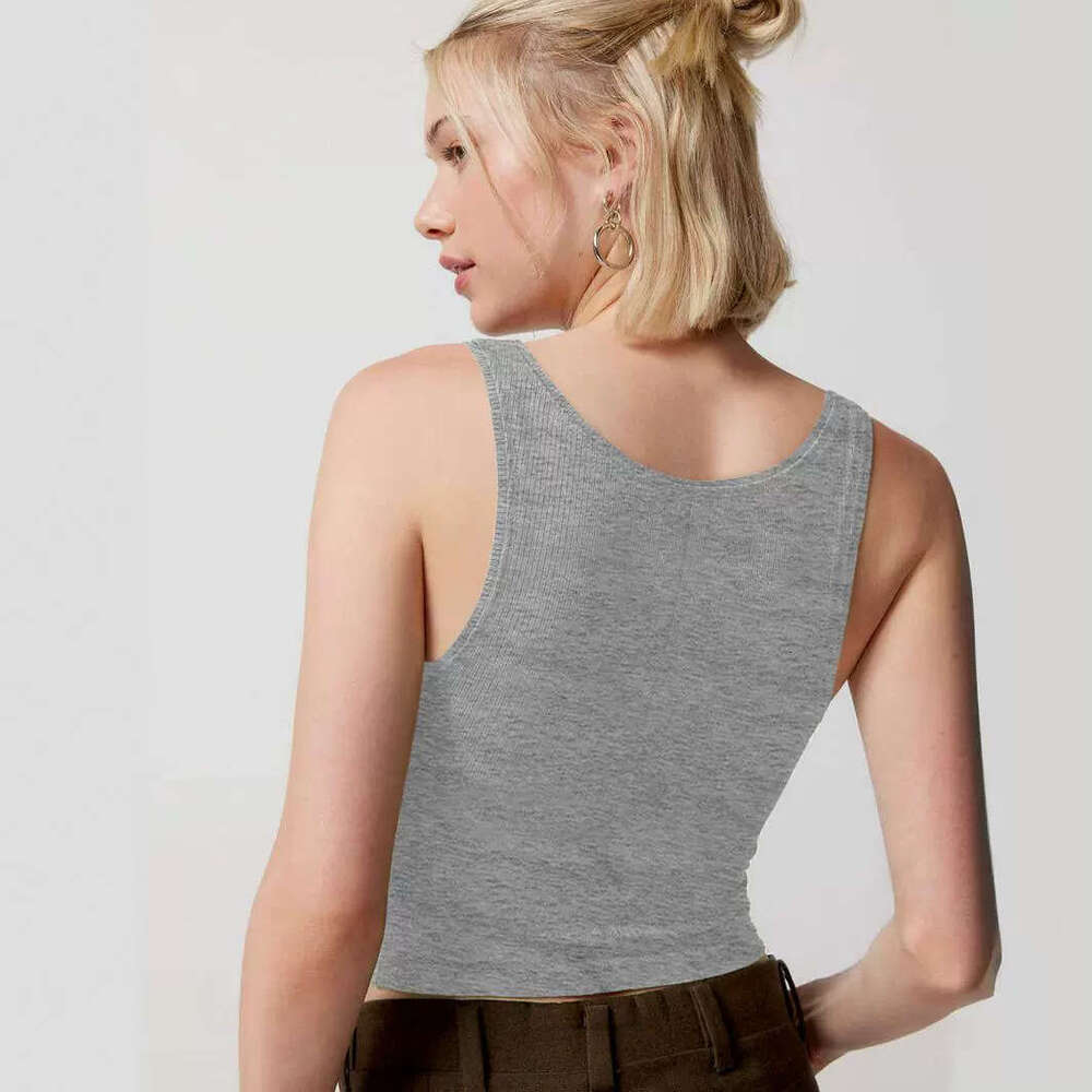 European And American Women's Base Shirt, Vest, Cross-Border Suspender, Solid Color Slim Fit Top, Fashionable Quality Classic