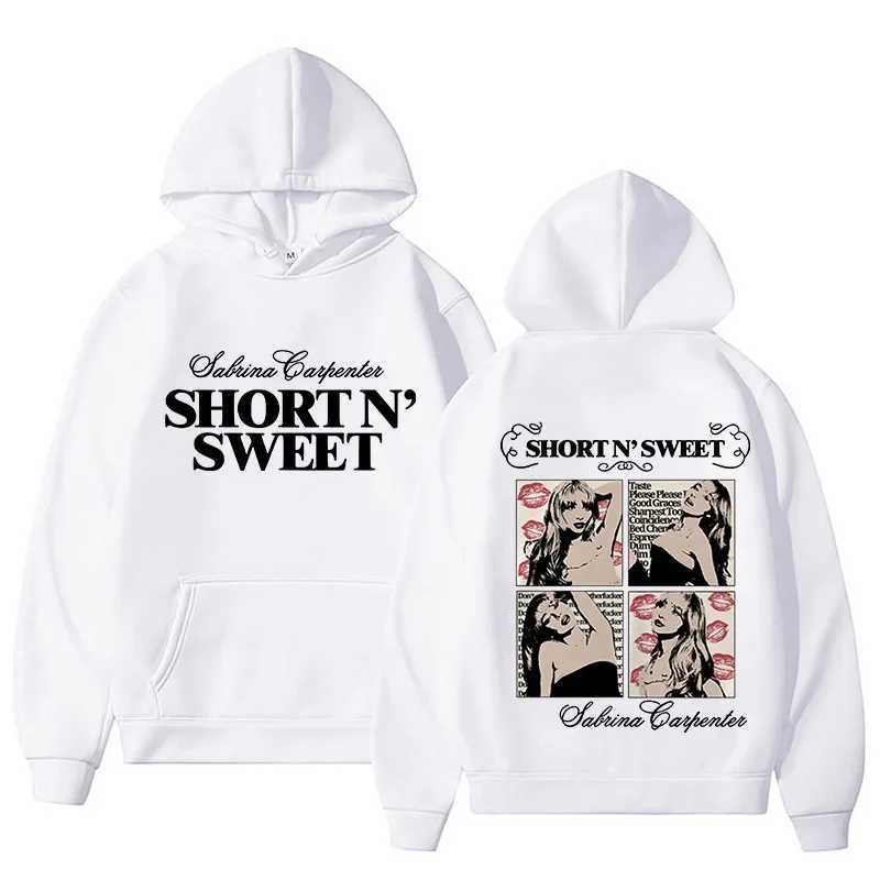 Sabrina Carpenter Short NSwt Hoodie Mens Fashion Casual Hoodie Unisex Autumn Winter Harajuku Hoodie Sportswear X241216