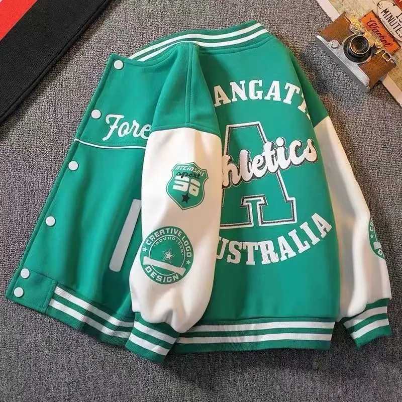 Boys Baseball Uniform Jackets For 3-14 Years Children Clothes For Teenage Boys Sports Outerwear Coat Spring Fashion SweatshirtsXJ241214