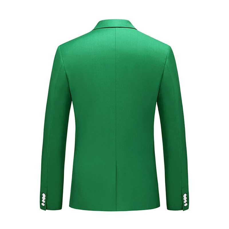 Bright Green Mens Suit Jacket Stylish Slim Blazer Wedding Party Dress Coat Suitable for All Seasons Asian Size M-5XL 6XL W241216