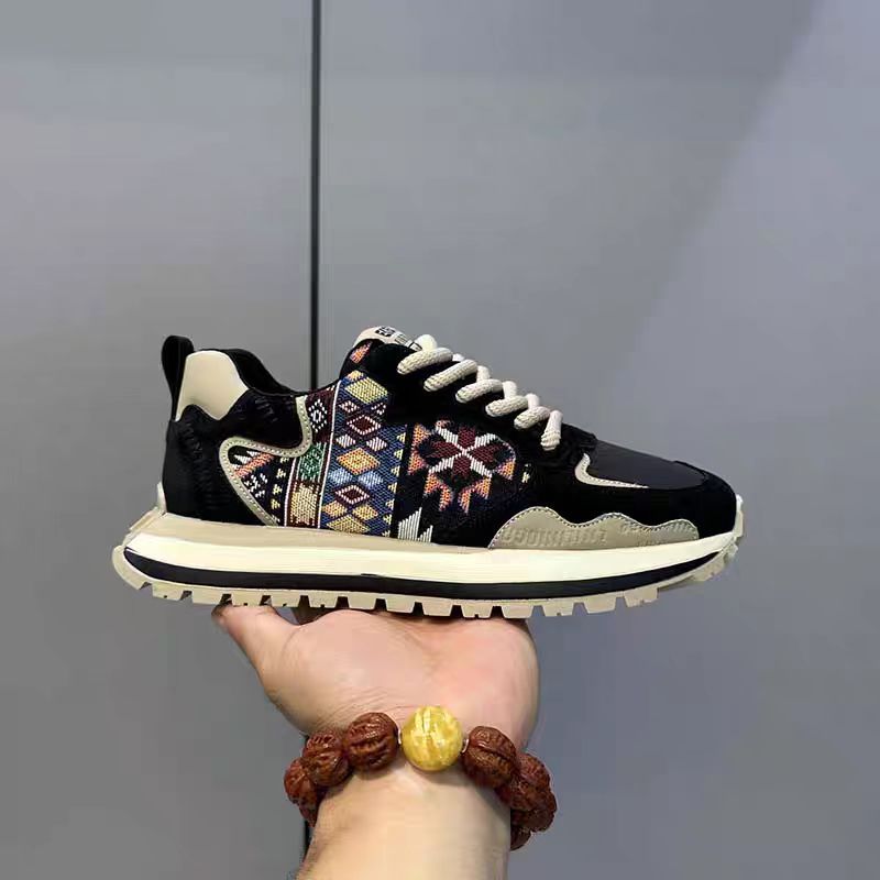 Top Men Sports Shoes Fashion Print Designer Shoes Casual Style Versatile Low-top Comfort Flat Bottom Trainer Sneakers Triple Black Red Blue Free shipp