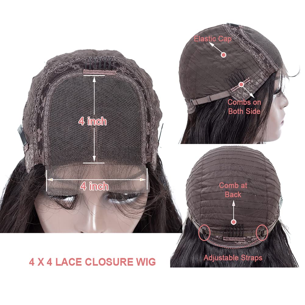 Deep Wave Human Hair Lace Front Wigs 4x4 5x5 13x4 13x6 Tranparent Lace Wig For Black Women Pre Plucked with Baby Hair