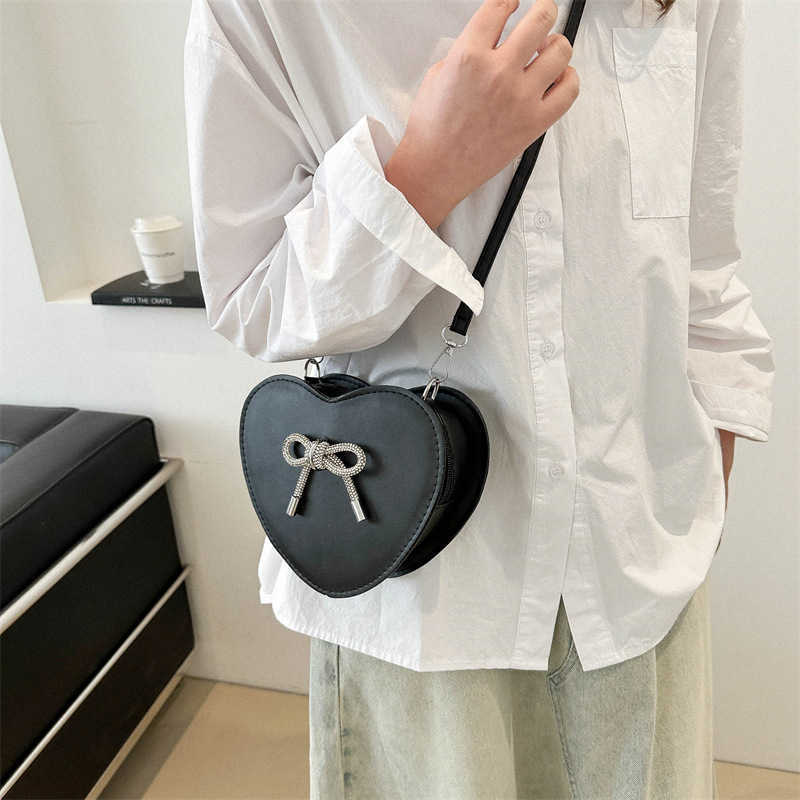 Bow shaped small bag for women the summer of high end texture and versatile popular fashion chain crossbody bag