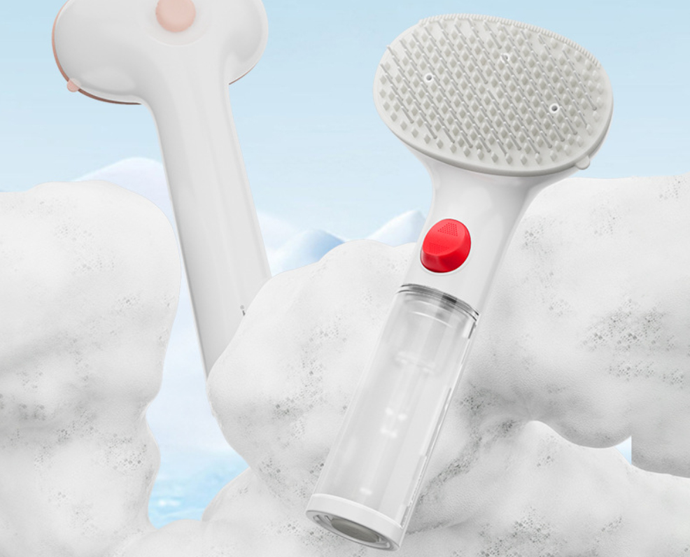 Pet Bath Brush Dog Cat Hair Cleaning Tool Handheld Shower Sprayer Grooming Comb