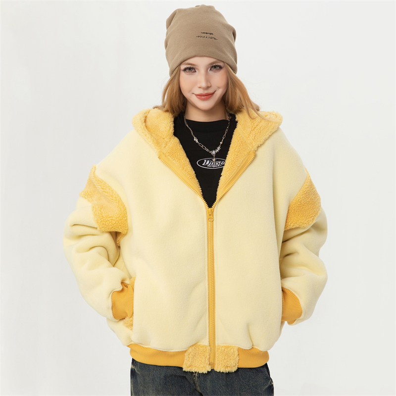 Womens Winter Parkas Designer Hoodies Women's Clothing Winter 2024 Korean Style Winter Christmas Clothes for Women Warm Plush Off Shoulder Christ