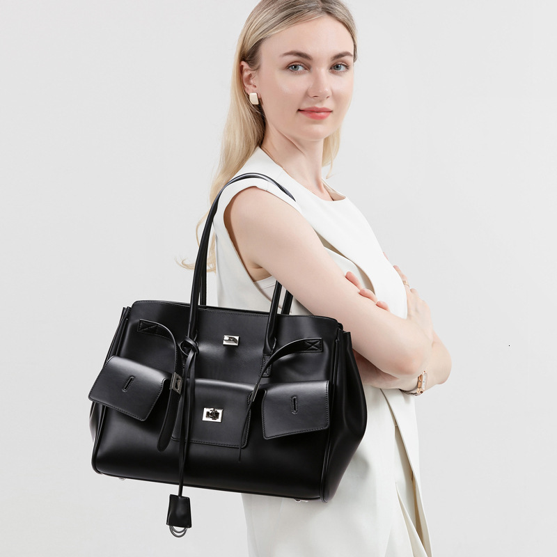 New denim fashion minimalist handbag for women large capacity single shoulder commuting bag designer single shoulder bag trendy handbag bag