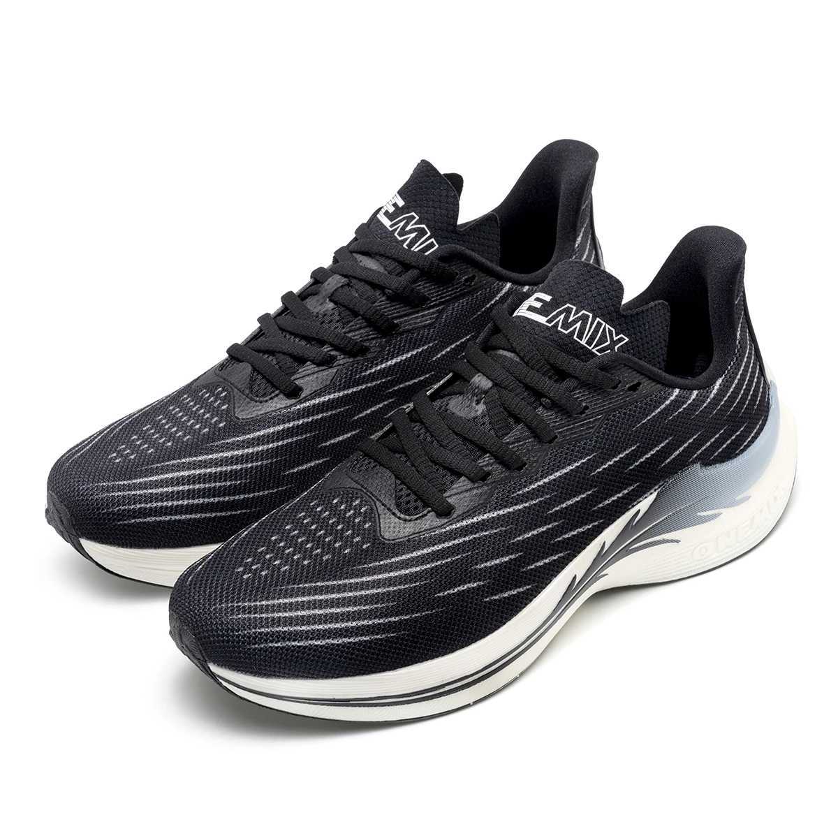 ONEMIX Breathable Mesh Running Shoes Cushioning Slip on Sport Shoes Casual Soft Outdoor M Walking Sneakers Jogging ShoesC250325