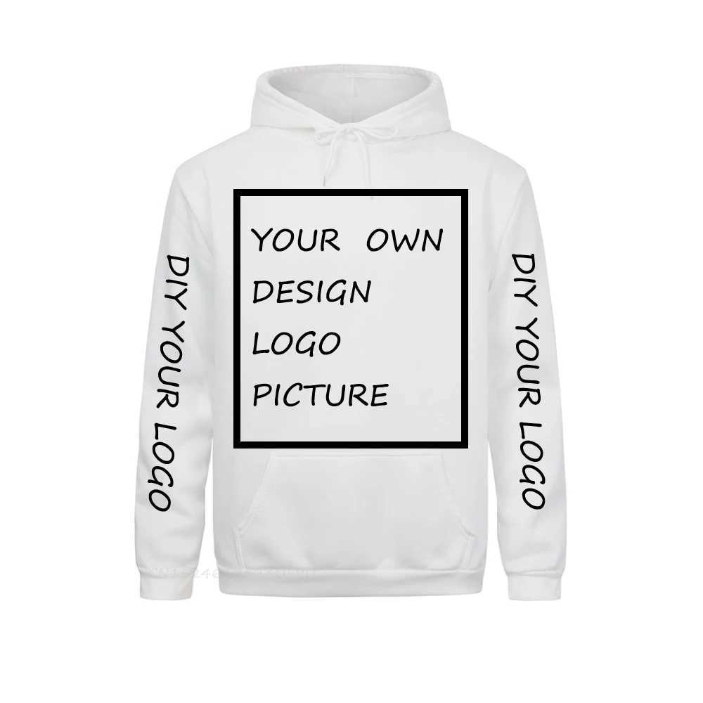 DIY YOUR OWN DESIGN Mens Hoodie Womens Long Sleeve Pullover Hoodie Camisa PICURE TEXT PRINCT Hoodie X241216