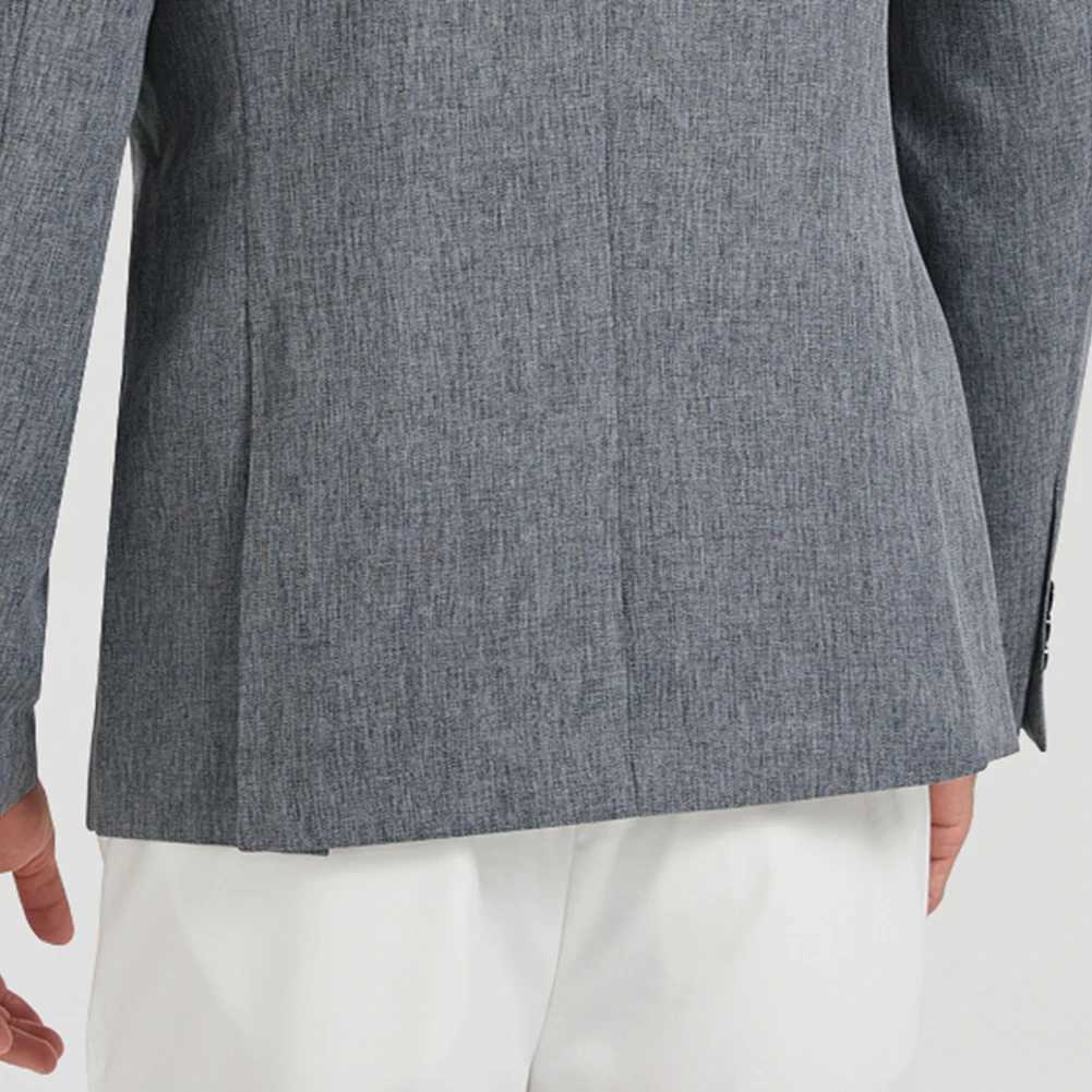 Men Blazer Casual Slim Fit Sport Coats One Button Lightweight Suit Jacket Fashion Classic Jackets for Men Wedding Business Coat W241216