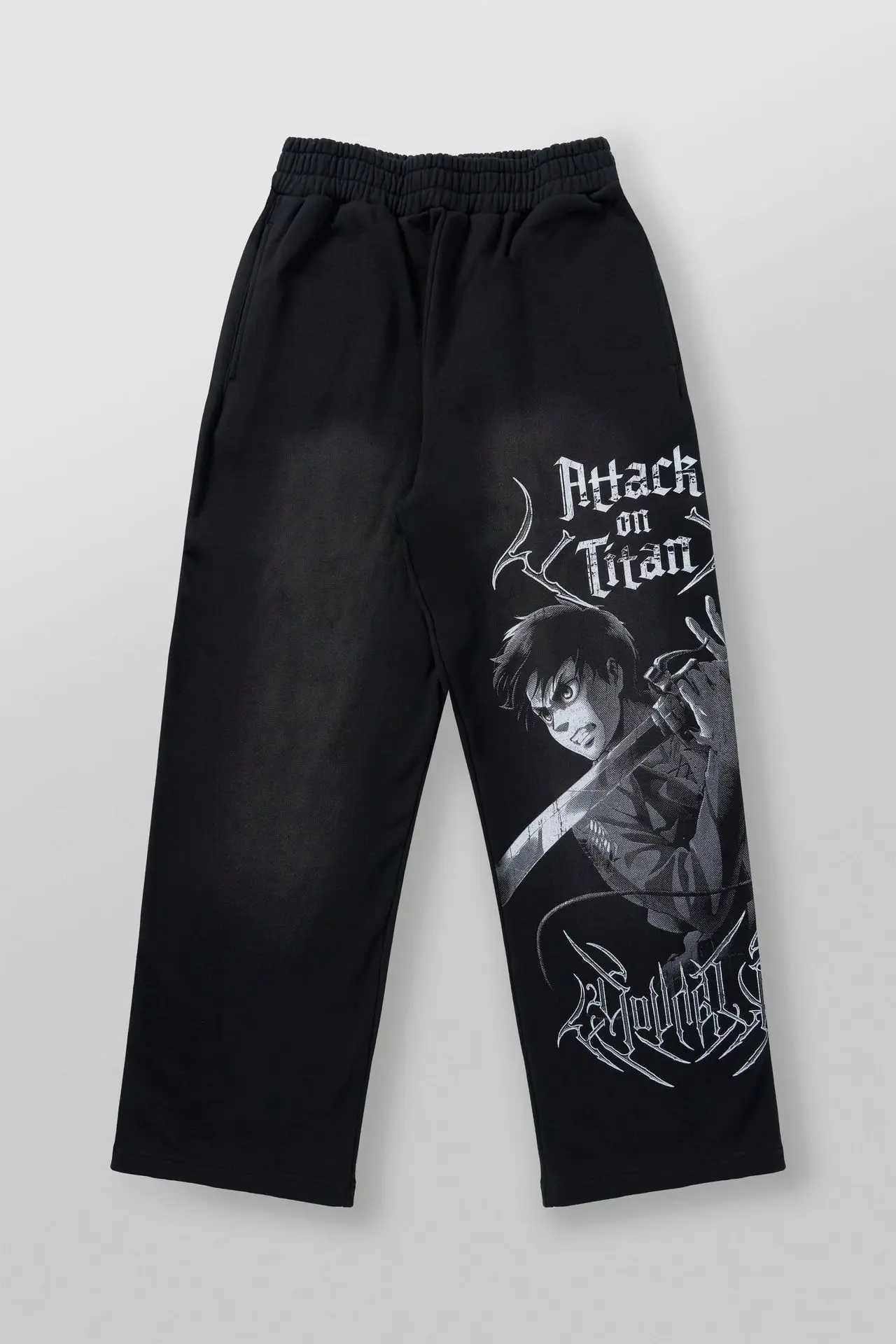 2024 leisure sweatpants gym bodybuilding running training pants cotton terry printed bouquet foot pants X241216