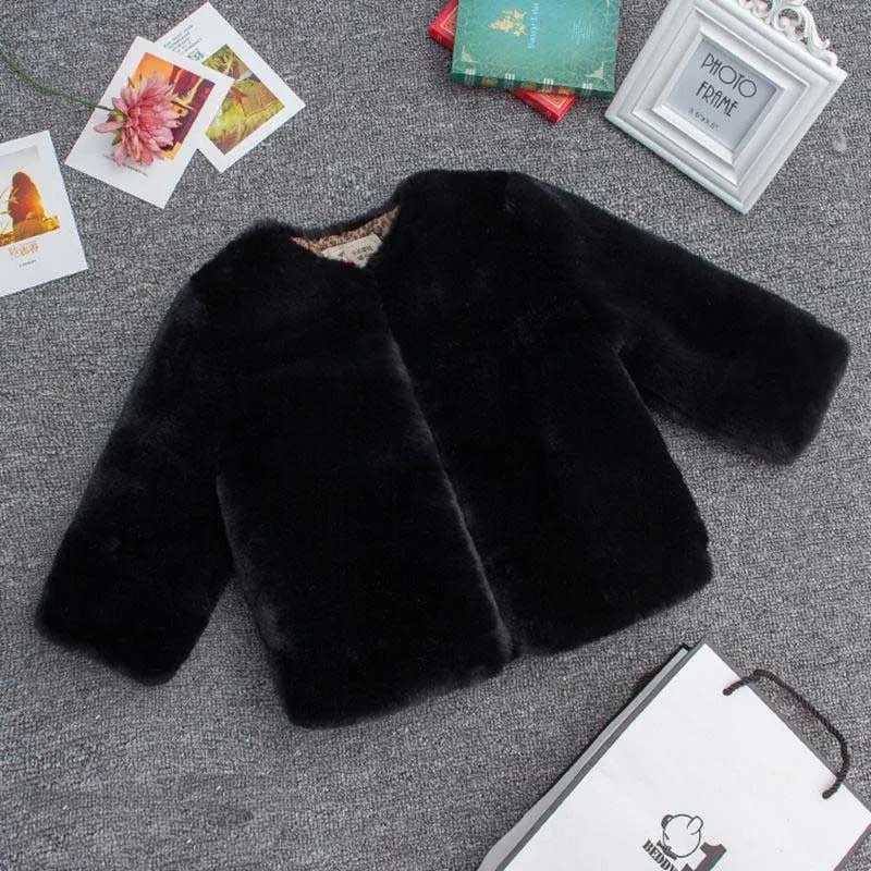 Children Fur Coat Girls And Boys Winter Jacket Toddlers Clothing Baby Faux Fur Coat Windbreakers Kids Outwear Coat Fashion 2021XJ241214