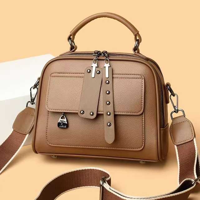 Advanced crossbody bag autumn fashion versatile high-end feeling women's bag multi-layer women's bag large capacity practical handbag 241215