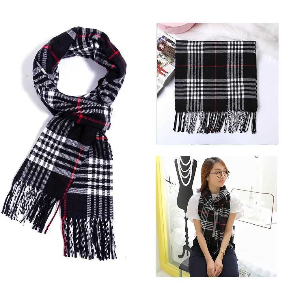 Vintage Plaid Scarf… - image