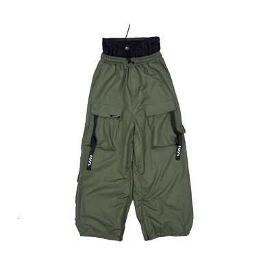 KEEPMONEY Men And Women's Oversized Ski Pants Waterproof Breathable Thermal Fleece Ing Snowboard Warm Winter 3L Fabric