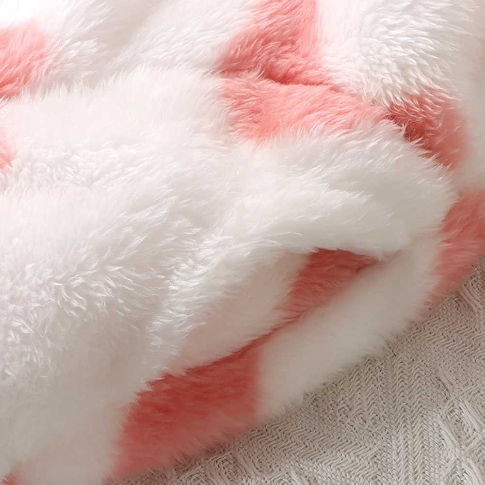 Fashion Girls Plush Warm Jacket Clothing Spring Autumn Children Coat Long Sleeve Toddler Kids Sport Clothing 5 to 10 Years OldXJ241214