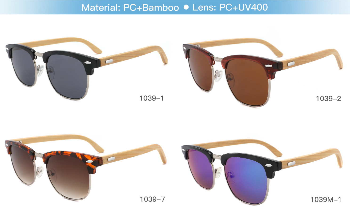 Luxury designer sunglasses shield sunglasses Man Women Goggle Beach Sun Glasses Eye protection with large frame for slimming effect PC frame wooden gl