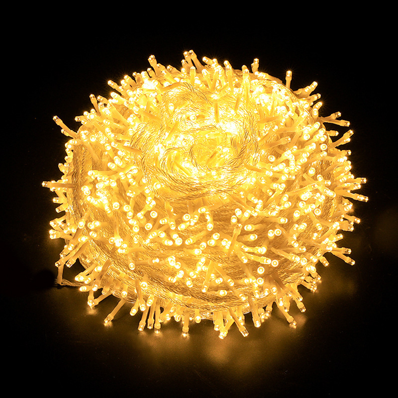 Outdoor LED Fairy Lights String for Garden Decoration - Festive Christmas Wedding Lighting