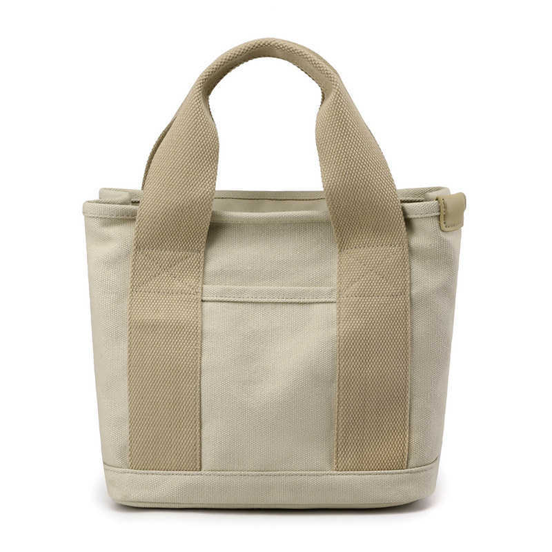 Versatile leisure Women's canvas bag canvas bag women's fashion leisure large capacity portable Tote Bag 241215
