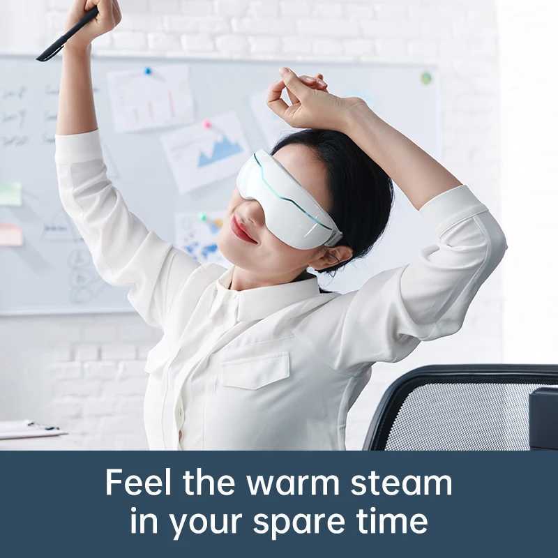 Electric Nano Steam Eye Massager Atomizing Eye Acupressure Massage Relieve Fatigue Dark Circles Improve Sleep Eye Care MachineXJ250224
