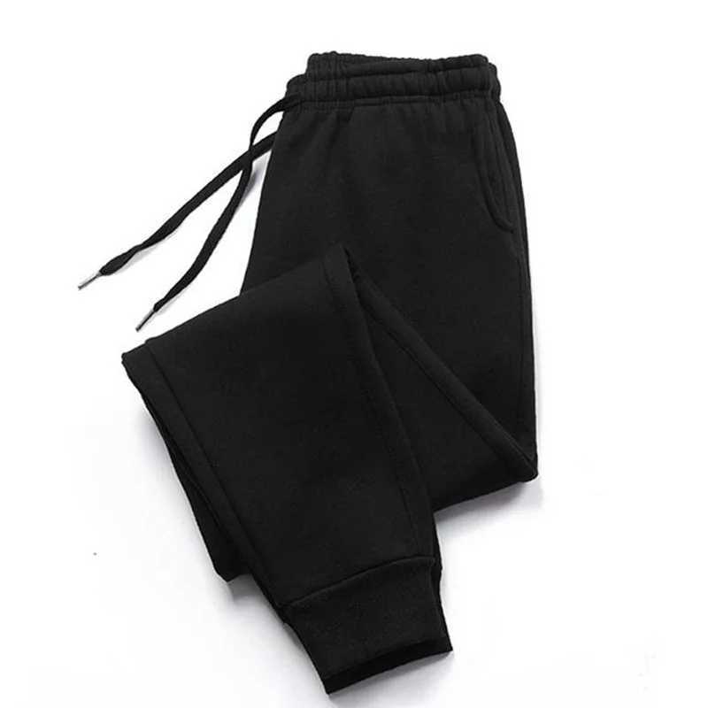 Mens luxury printed wool sports pants warm jogging pants multi pack mens outdoor Trouser straight Trouse new autumn and winter X241216