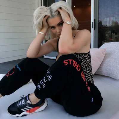 Letter Printed Pants Women Men Hip hop Streetwear Men Sweatpants Swag Tour Sweatpants X250319