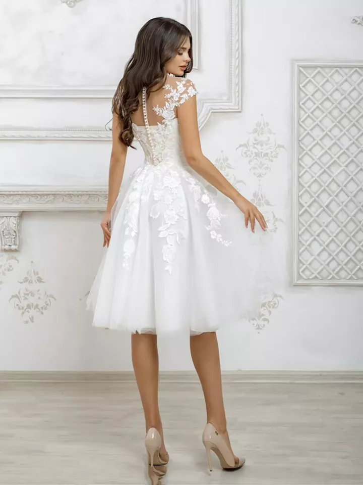 Dubai Arabic Mermaid Wedding Dresses Plus Size Scoop Neck Long Sleeves Sweep Train Bridal Gowns Bling Luxury Beading Formal Women Brides Dresses 02