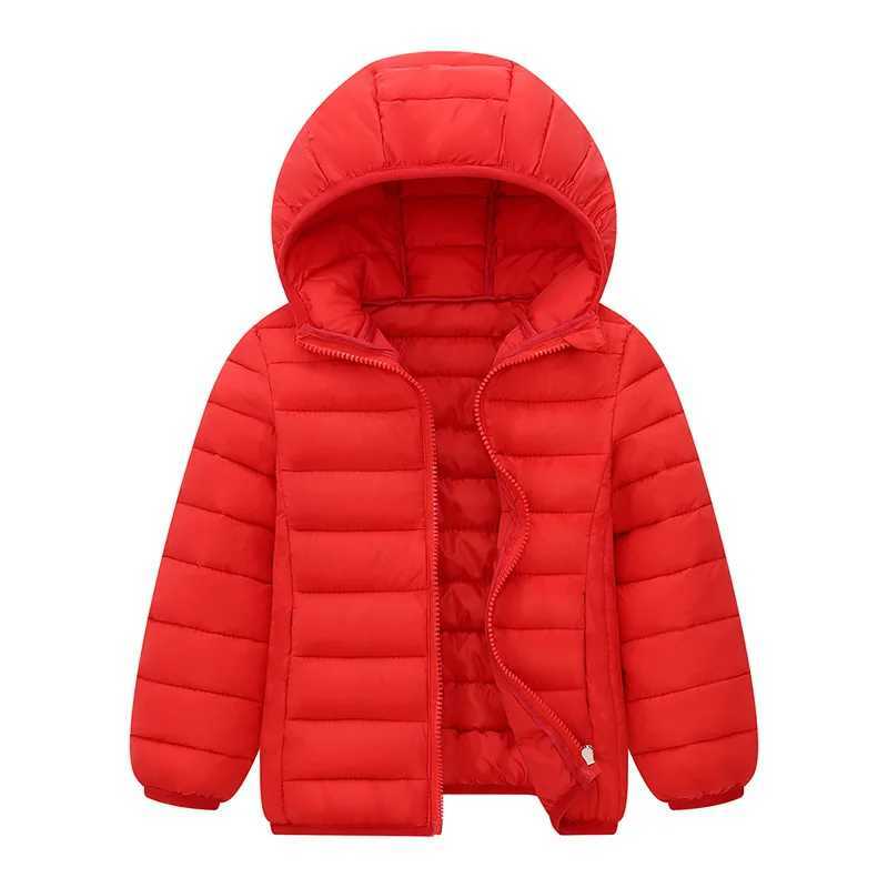 4-16 Years Girls Boys Down Jacket Autumn Coats Children Clothing Kids Hooded Down Cotton Outerwear Boys Warm Snowsuit JacketsXJ241214