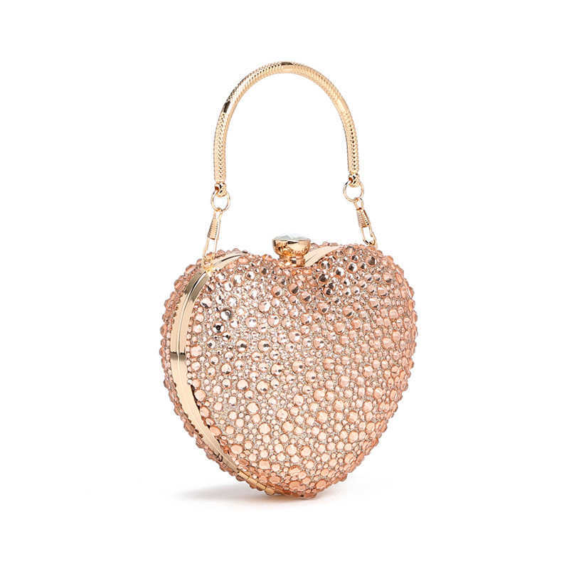 Love Diamond Bag Spring New Womens Fashion Chain Inlaid Diamond Single Shoulder Crossbody Handbag