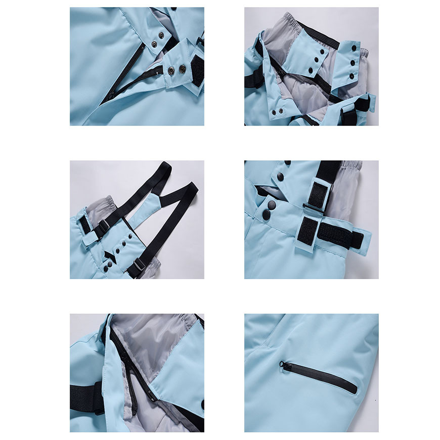 Women's And Men's Ski Windproof Waterproof Snowboarding Winter Outdoor Warm Snow Sports Men Women Skiing Pants