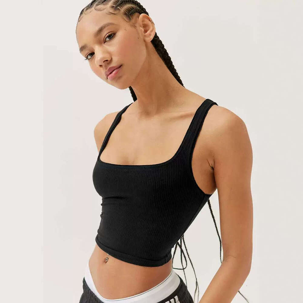 European And American Women's Base Shirt, Vest, Cross-Border Suspender, Solid Color Slim Fit Top, Fashionable Quality Classic