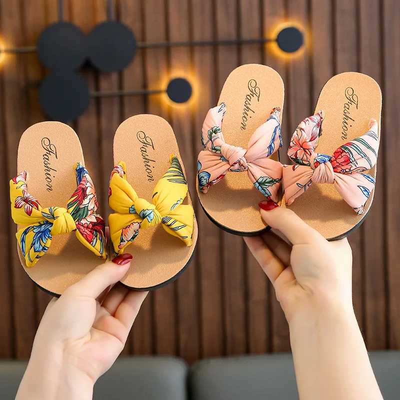Slipper Pudcoco Cute and Comfortable Girl Sandals Bohemian Sponge Soft Casual Fabric Indoor and Outdoor Sandals J241214