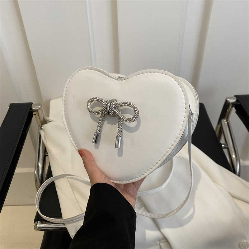 Bow shaped small bag for women the summer of high end texture and versatile popular fashion chain crossbody bag