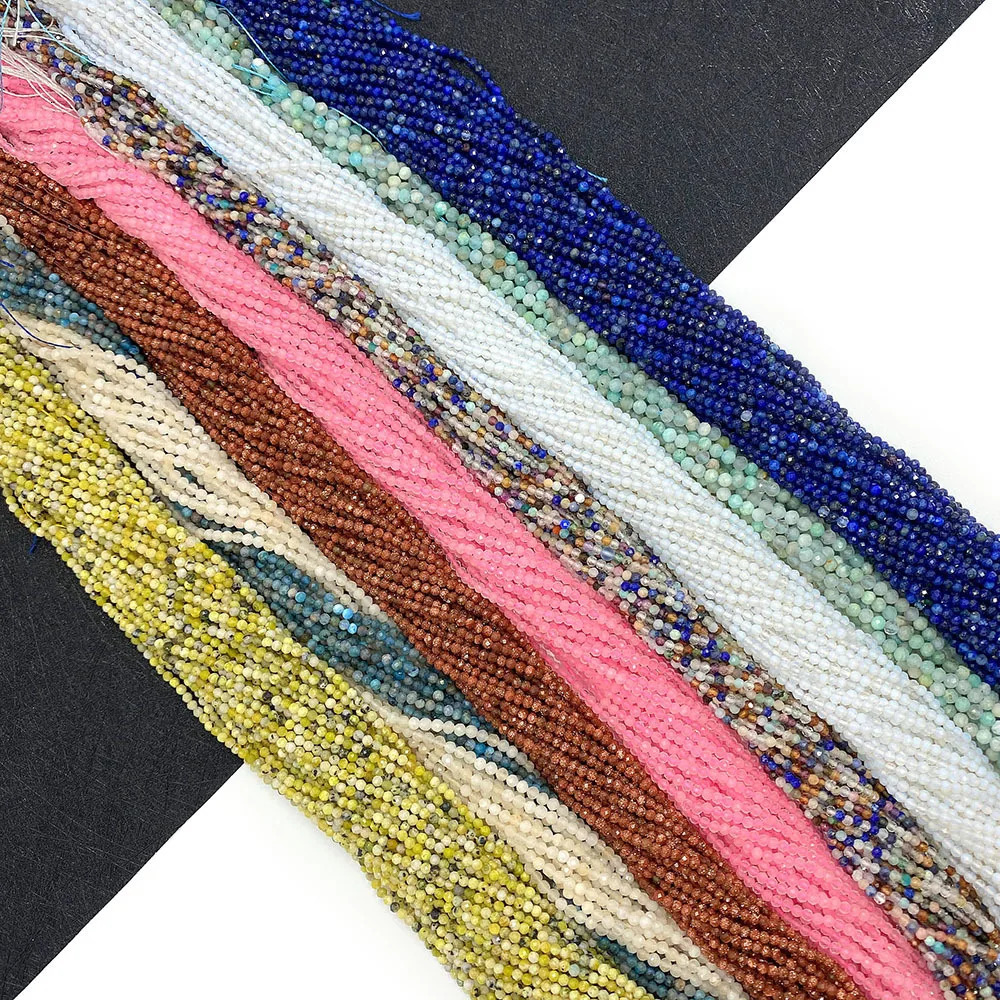Natural cutting circular peacock stone loose beads 2mm m 4mm for DIY jewelry necklace accessories 241212