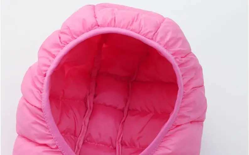 6-14 Years Boys Lightweight Down Jacket Children Girl Winter Autumn Cotton Coat Warm Hooded Outerwear Teen Sports Casual ClothesXJ241214