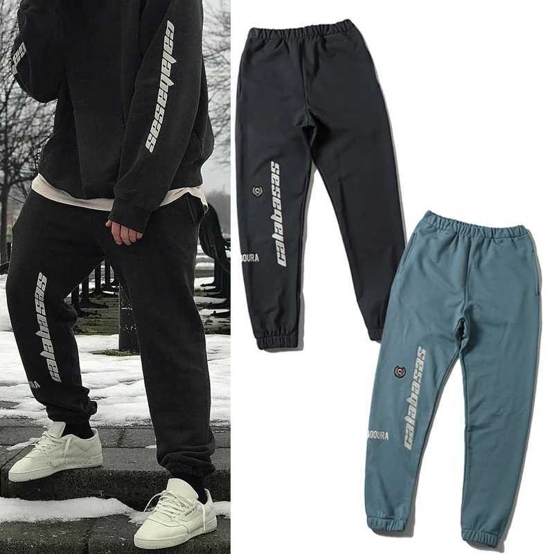 Street Fashion Pop Season 6 Casual Pant High Quality Embroidery Cotton Sweatpants Unisex Calabasas Trousers X2503191